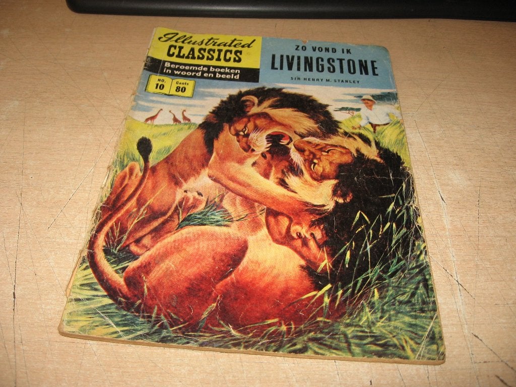 Illustrated Classics     10     Zo vond ik Livingstone, Eén stripboek, Ophalen of Verzenden, Gelezen