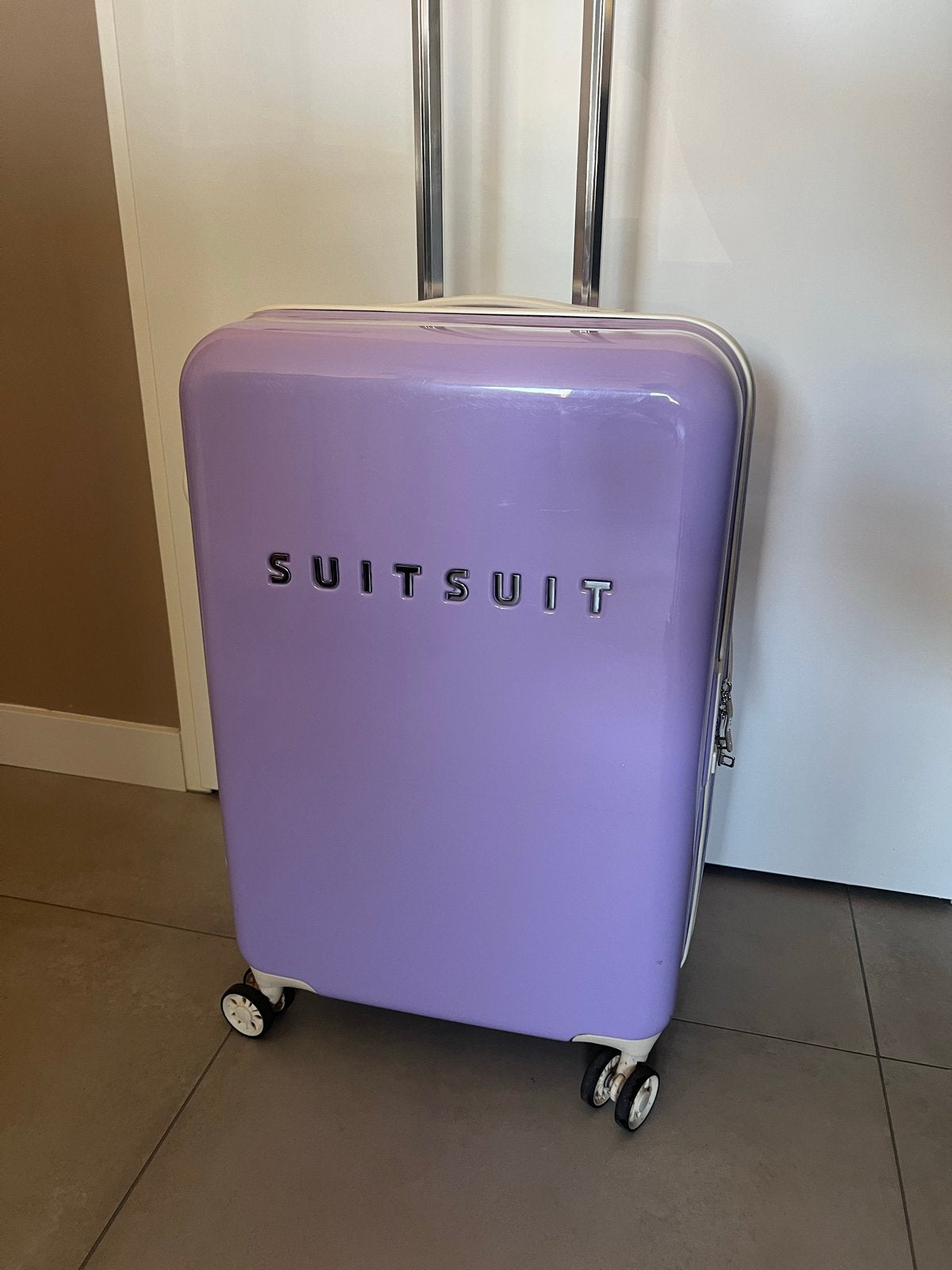 SUITSUIT Koffer | 66 cm | Fab Fifties - Royal Lavender, Gebruikt, 50 tot 60 cm, Hard kunststof, Ophalen of Verzenden