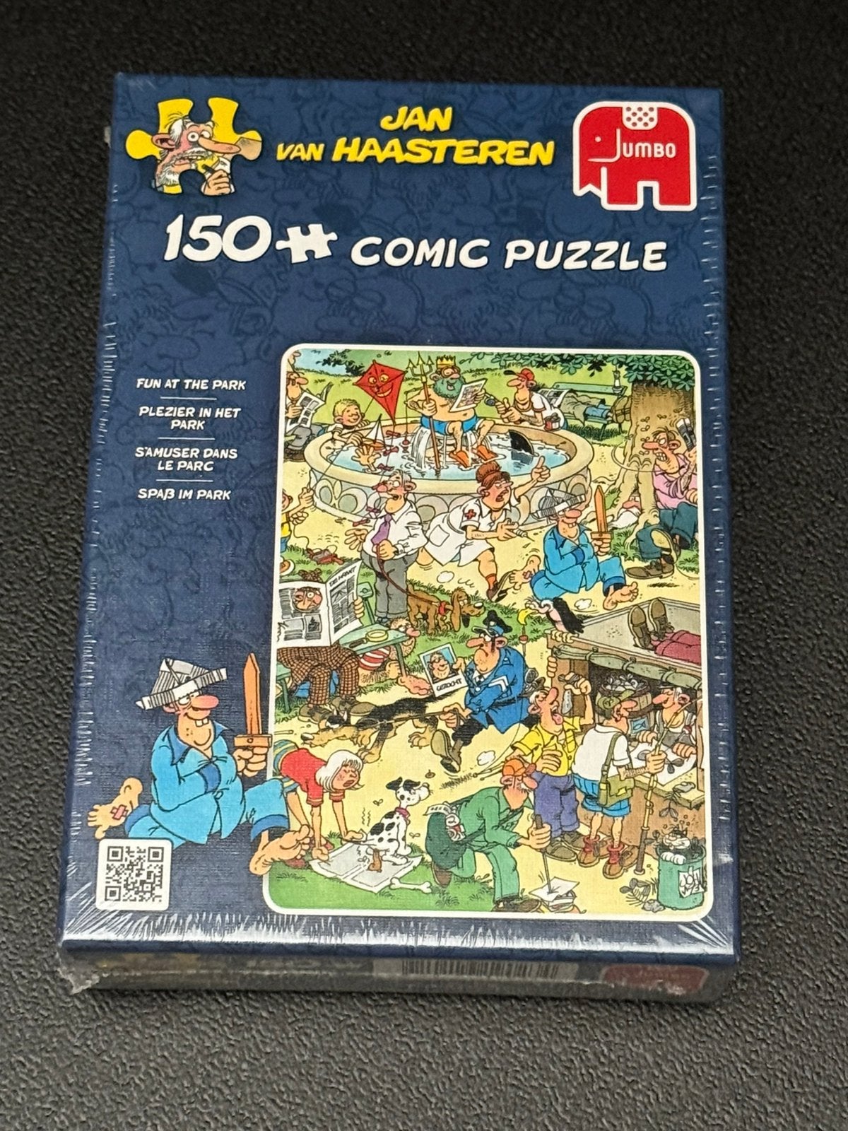 Jan van Haasteren - Plezier in het Park 150 stukjes NIEUW, Hobby en Vrije tijd, Denksport en Puzzels, Ophalen of Verzenden, 500 t/m 1500 stukjes