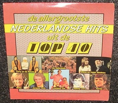 De Allergrootste Nederlandse Hits Uit De Top 40 1987 LP2077, Inclusief binnenhoes, Ophalen of Verzenden, Gebruikt, 12 inch