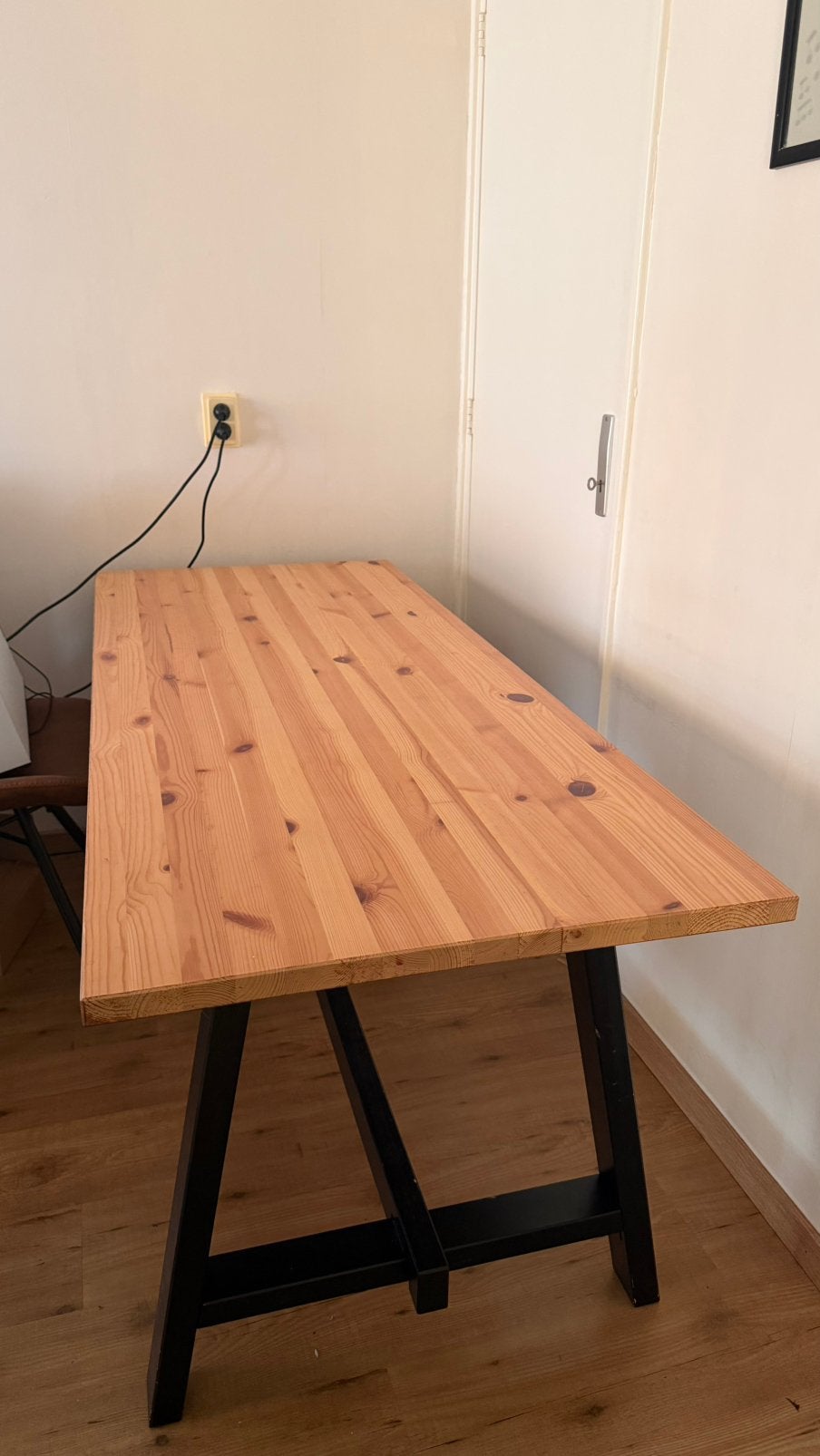 Eetkamertafel, Huis en Inrichting, Tafels | Eettafels, Ophalen, Tot twee personen, 50 tot 100 cm, Zo goed als nieuw