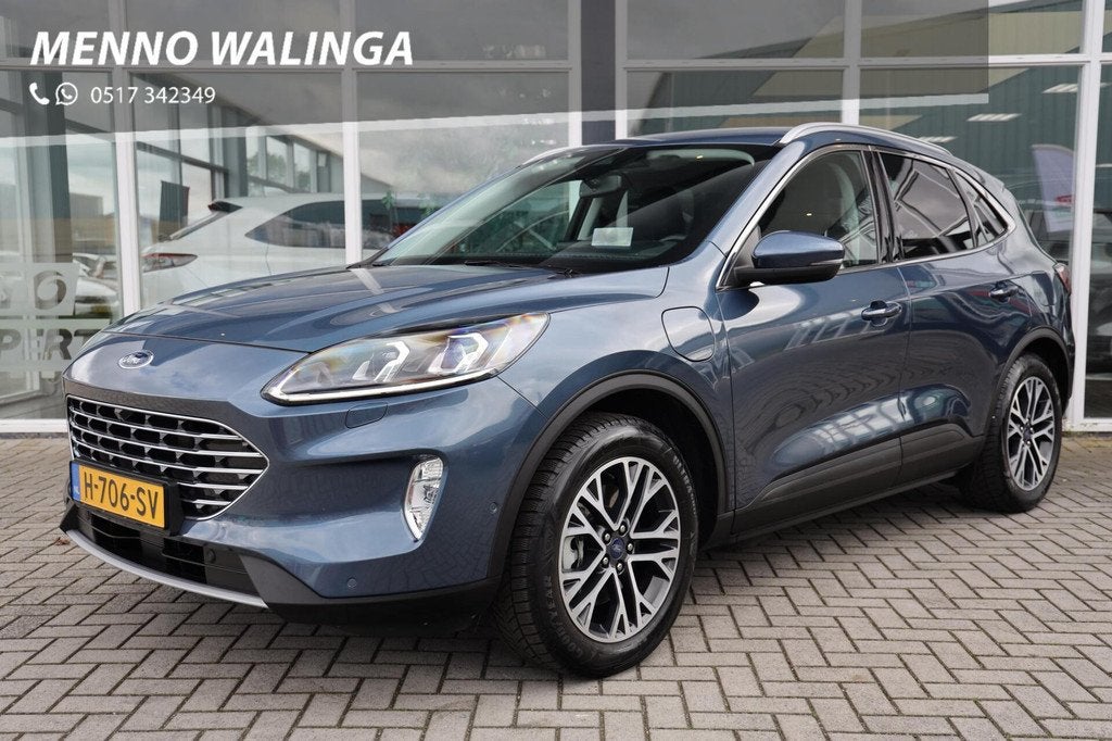 Ford Kuga 2.5 PHEV Titanium X|B&O|Camera|Stoel/Stuurverwarmi, Auto's, Gebruikt, 4 cilinders, Blauw, Origineel Nederlands