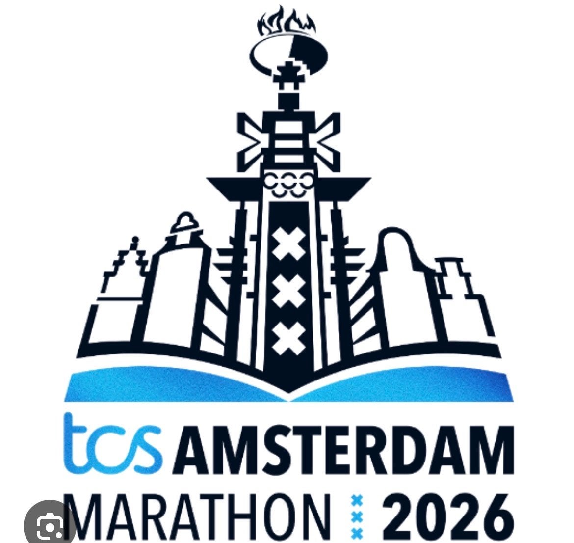 Ticket TCS  marathon/hier kan je ook de halve mee lopen., Eén persoon