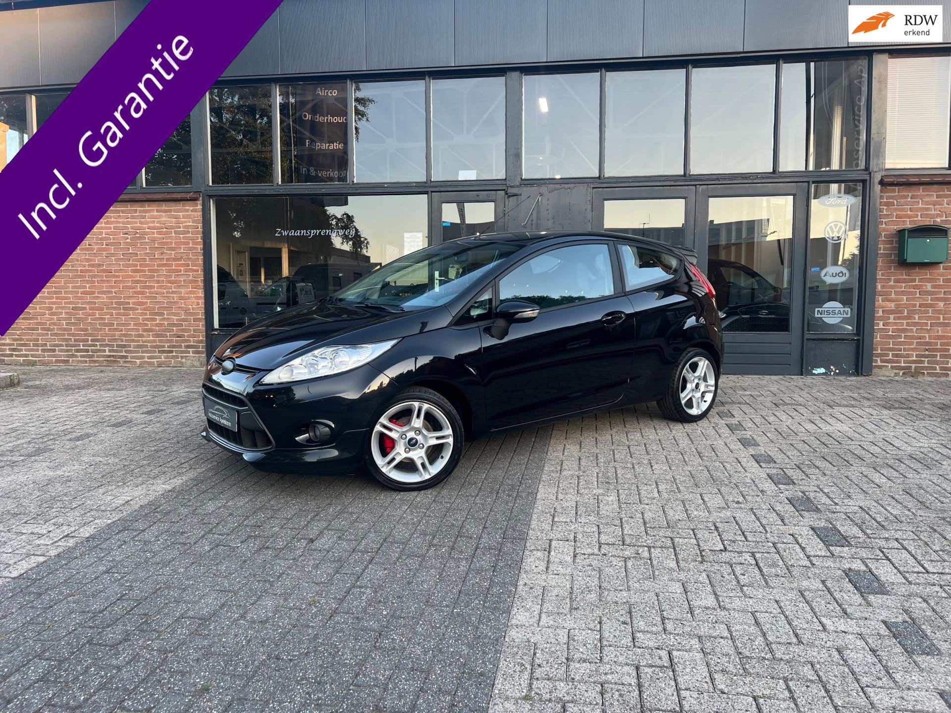 Ford Fiesta 1.4 Titanium, ST/ RS line, Climate control, Airc, Voorwielaandrijving, Stof, Gebruikt, Zwart