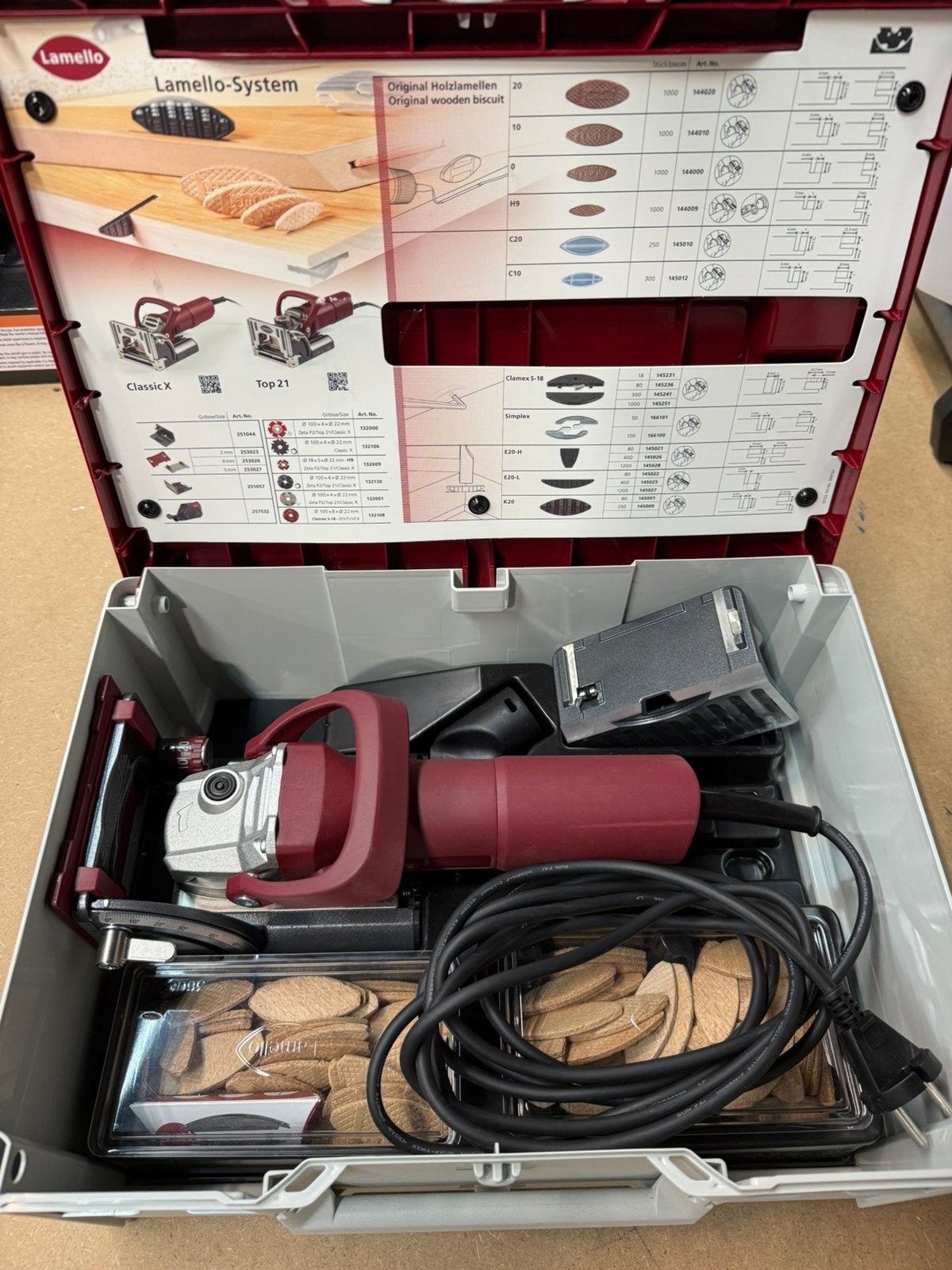 Lamello classic X NIEUW, Ophalen of Verzenden, Zo goed als nieuw, Elektrisch, Bovenfrees