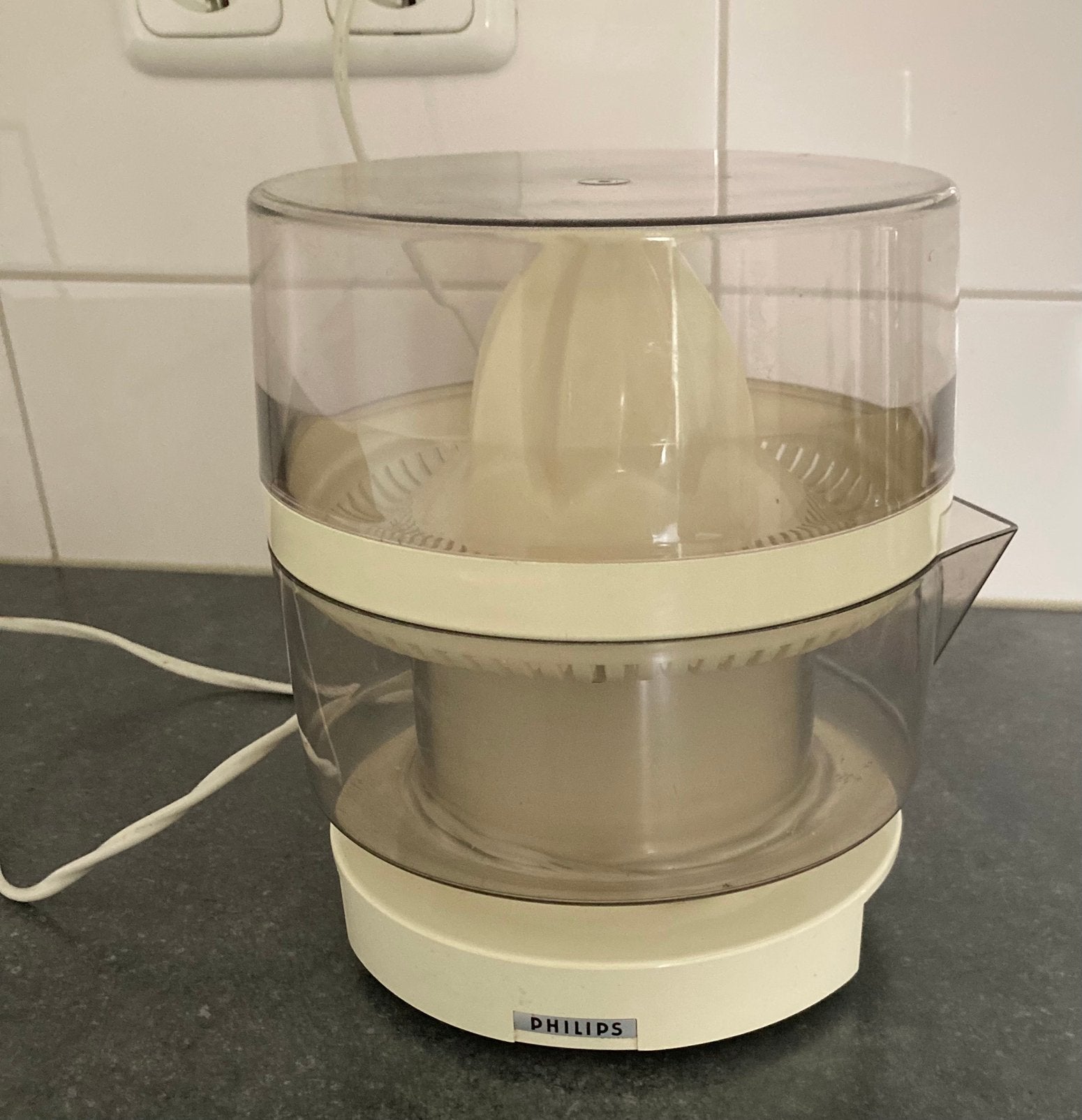 Philips citruspers sinaasapelpers pers retro vintage, Witgoed en Apparatuur, Juicers, Ophalen, Zo goed als nieuw, Citruspers