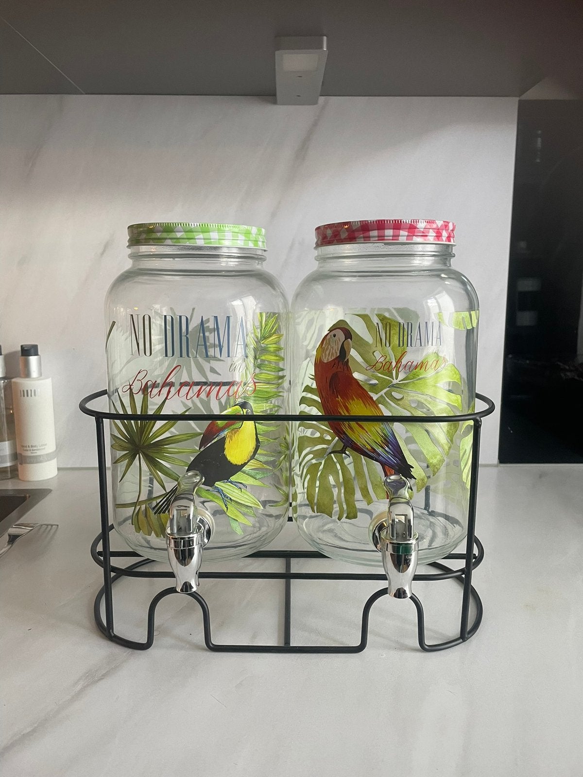 Dubbele drankdispencer, Huis en Inrichting, Overige typen, Ophalen of Verzenden, Zo goed als nieuw, Kunststof