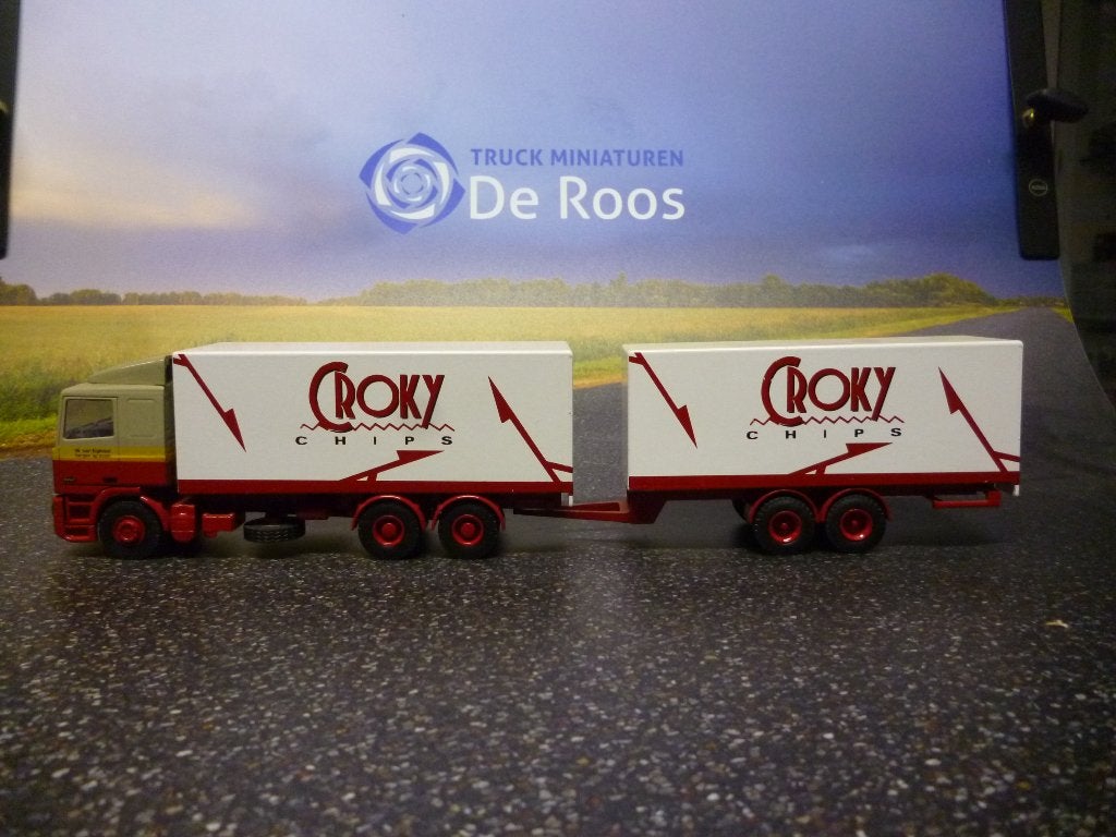 DAF 95 combi Van Egeraat / Croky, Ophalen of Verzenden, Zo goed als nieuw, Bus of Vrachtwagen, Lion Toys