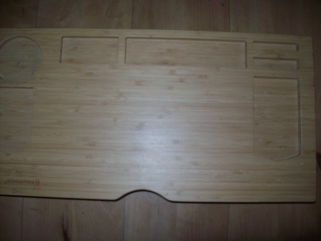 Laptop bureau plank  grenenhout, Nieuw, Ophalen of Verzenden, Overige typen, Rechthoekig