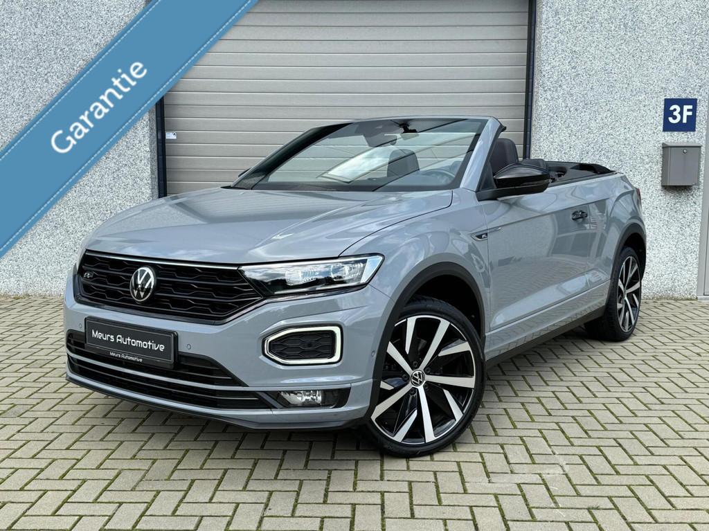 Volkswagen T-Roc Cabrio 1.5 TSI R-line 19 inch/Leder/Black P, Auto's, Volkswagen, 15 km/l, Zwart, 4 cilinders, Bedrijf