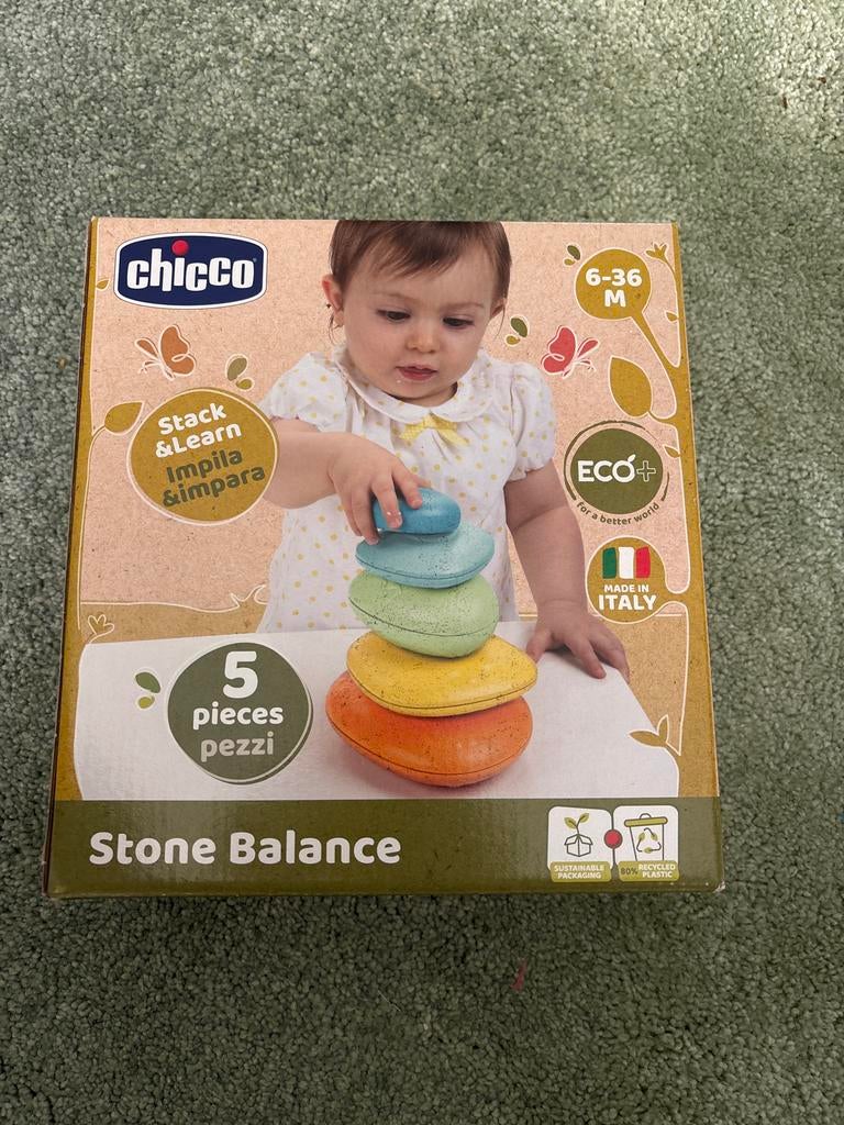 Chicco Stone Balance Stapeltoren - Eco+ Speelgoed, Ophalen of Verzenden, Nieuw, Overige typen