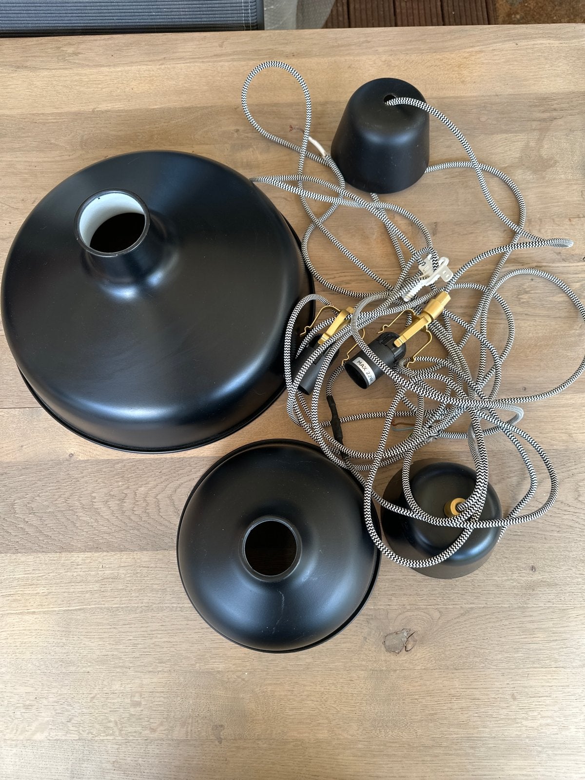 IKEA Ranarp hanglamp - Zwart, Ophalen, Gebruikt, Metaal, E27 (groot)