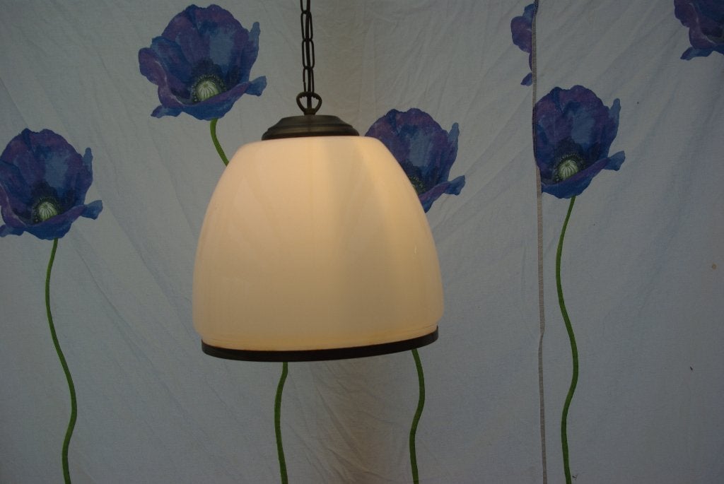 Hang lamp, Huis en Inrichting, Ophalen of Verzenden, Gebruikt, Glas