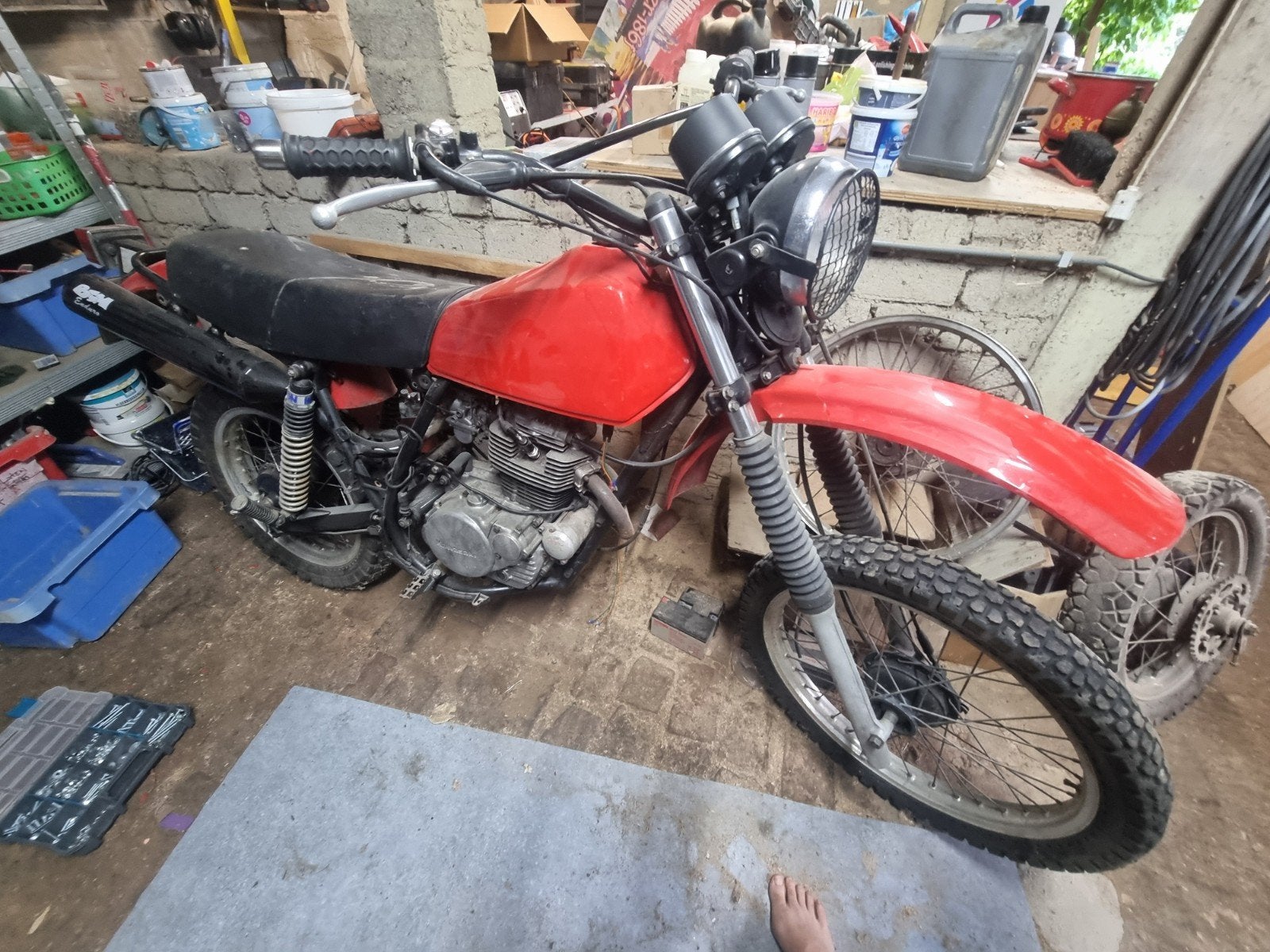 Vintage Enduro Motorfiets - Kawasaki KL250, Motoren, 250 cc, Gebruikt, Particulier, Enduro