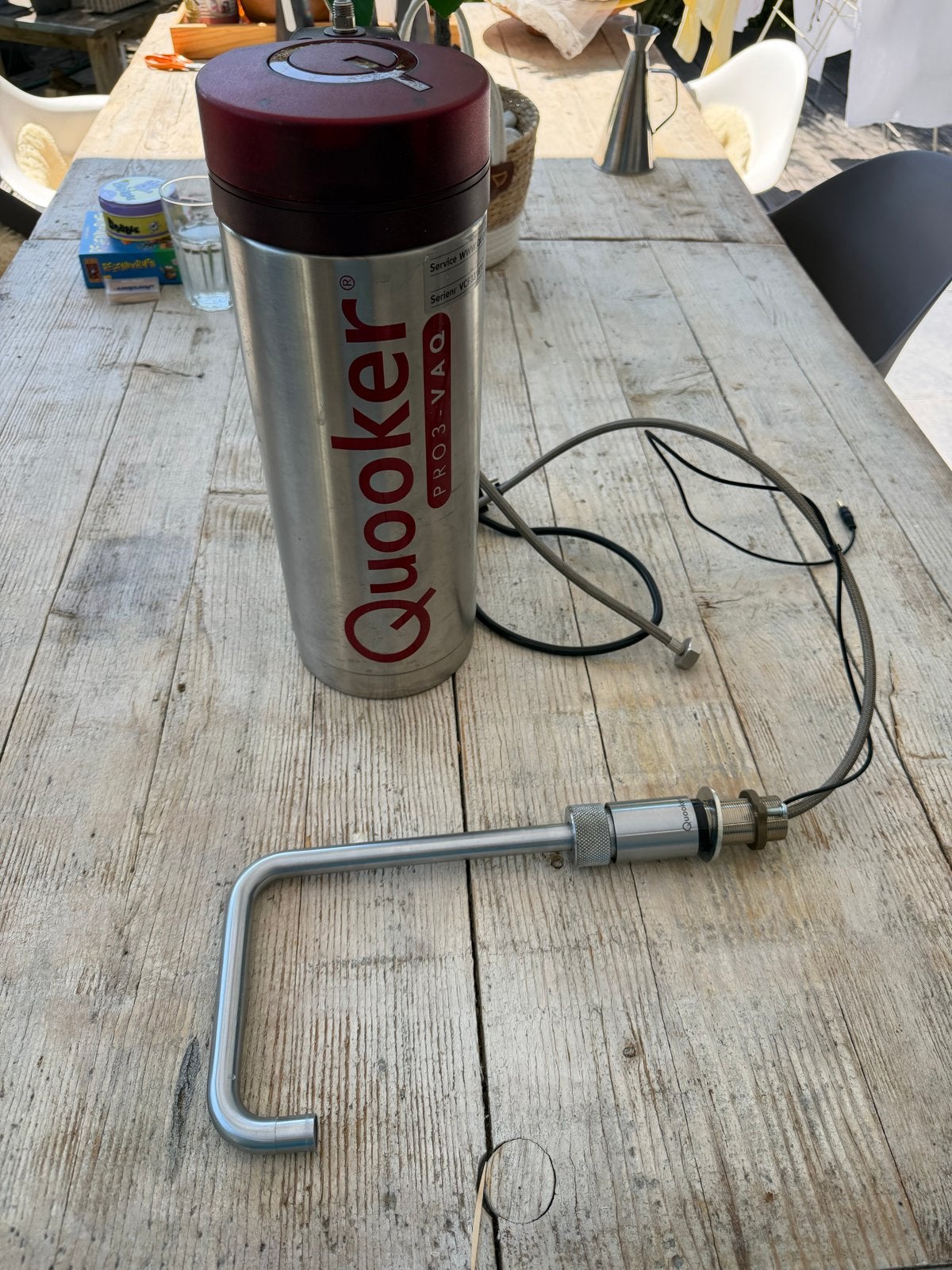 Quooker kokend waterkraan met PRO3-VAQ reservoir, Ophalen of Verzenden, Gebruikt