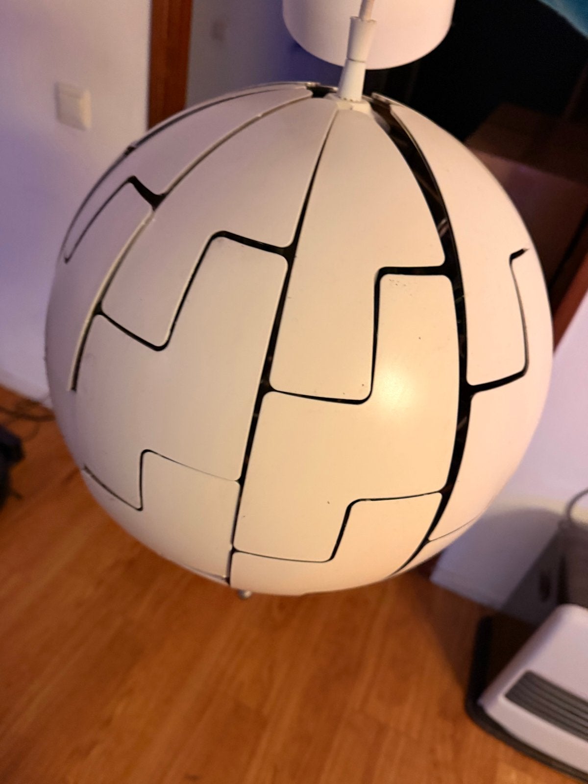IKEA PS 2014 Hanglamp - Wit, uitschuifbaar design, Huis en Inrichting, Ophalen of Verzenden, Gebruikt, Metaal, E27 (groot)