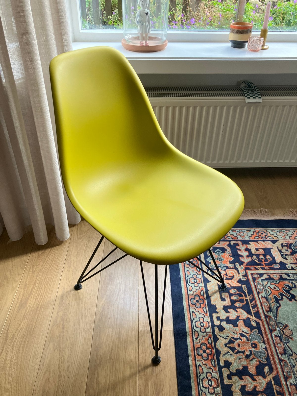 Vitra Eames DSR stoel - Geel/Mosterd, Ophalen, Kunststof, Gebruikt, Overige kleuren