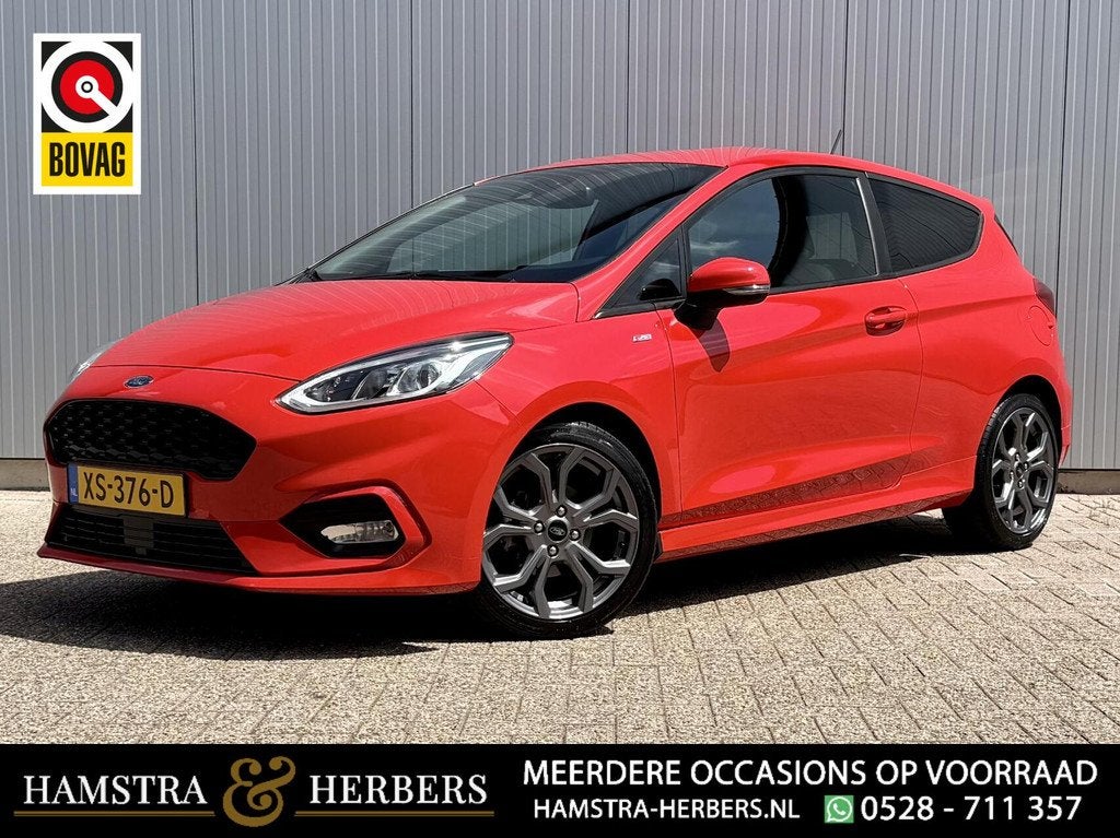 Ford Fiesta 1.0 EcoBoost ST-Line rood, Auto's, Ford, Bedrijf, Te koop, Fiësta, ABS, Airbags, Airconditioning, Alarm, Android Auto