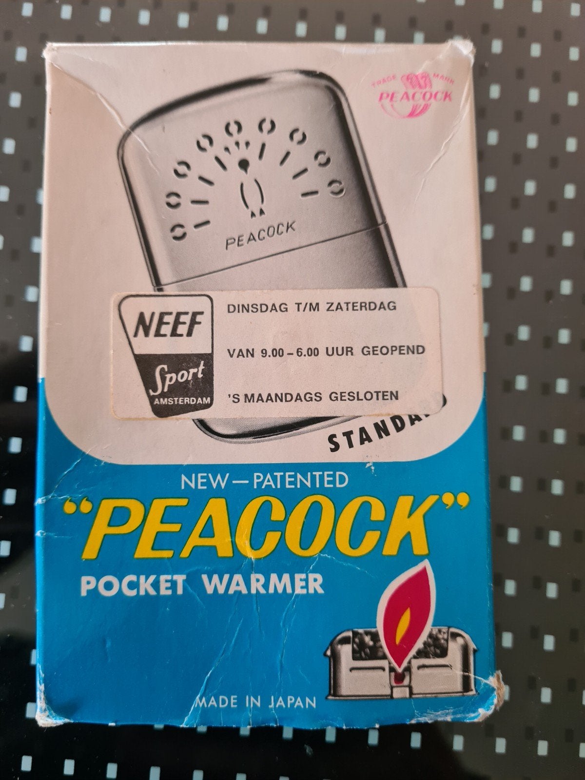 Peakock pocket warmer, Ophalen of Verzenden