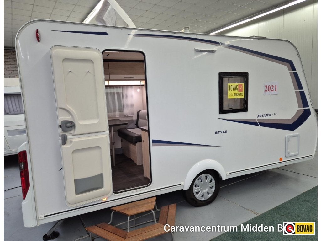 Caravelair Antares Style 410 Fransbed Voortent, Bedrijf, Treinzit, 750 - 1000 kg, Overige typen
