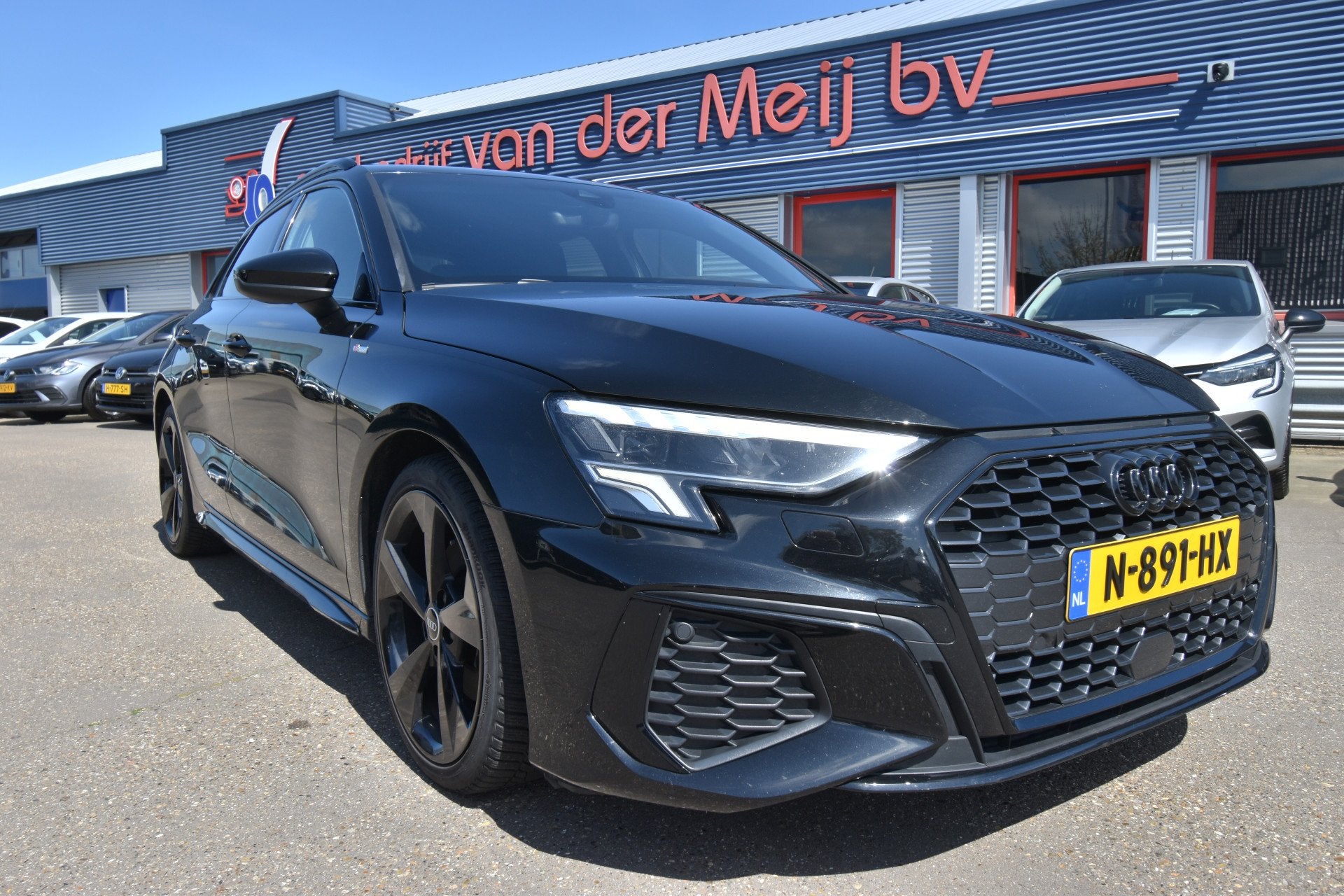 Audi A3 Sportback 35 TFSI edition one S-line , VIRTUAL COCKP, Auto's, Stof, 1498 cc, Overige brandstoffen, Zwart