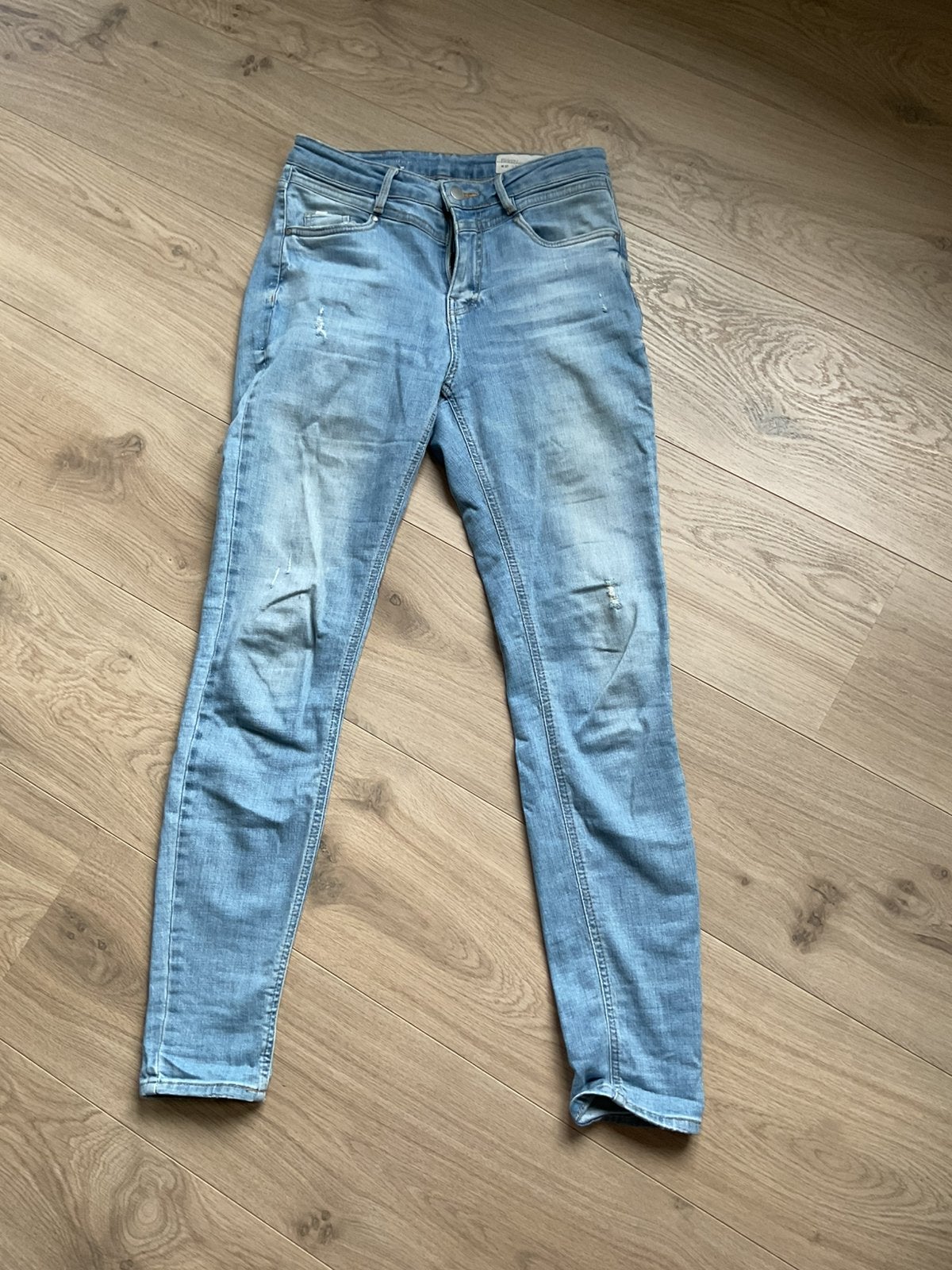 Skinny Esprit/EDC dames jeans maat 27, Kleding | Dames, Ophalen of Verzenden, Zo goed als nieuw, Blauw, W27 (confectie 34) of kleiner