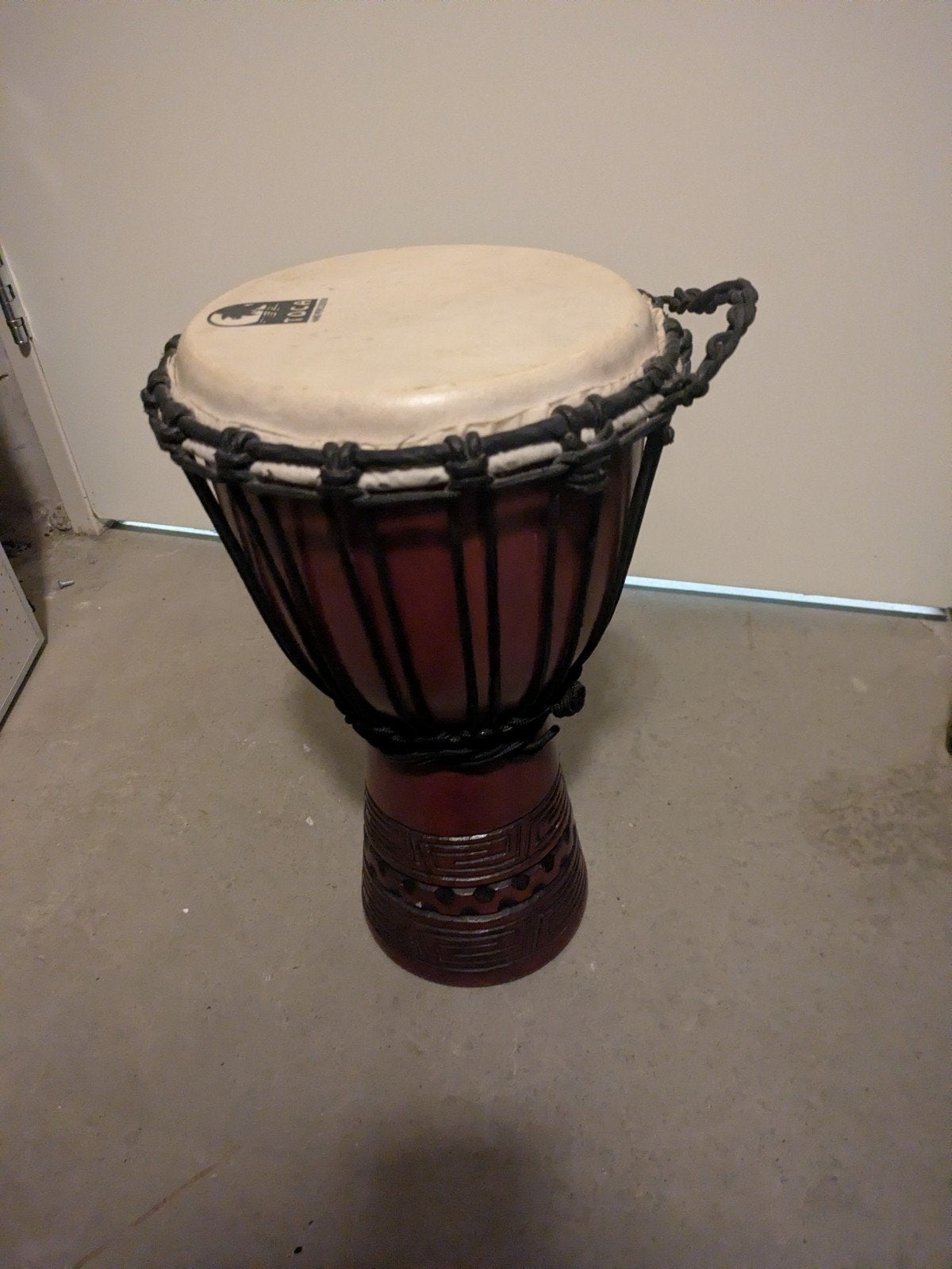 Mooie Djembe - Handgemaakt Afrikaanse Trommel, Muziek en Instrumenten, Ophalen of Verzenden, Zo goed als nieuw, Trommel