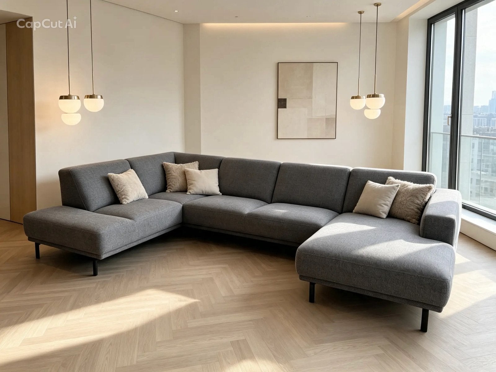 GRATIS LEVERING | MONTEL STAR HOEKBANK U-VORM | NIEUWSTAAT, Montel hoekbank | Montel u-bank, Hoekbank, 300 cm of meer, Ophalen of Verzenden