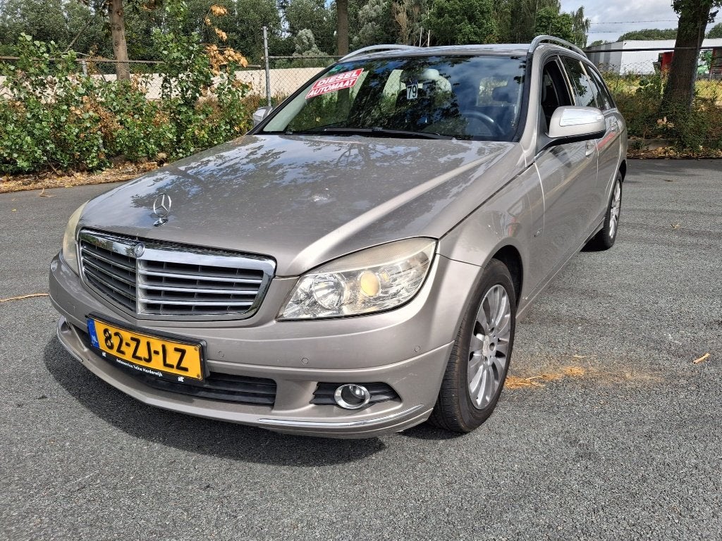 Mercedes-Benz C-Klasse 2.2 CDI C220 Estate AUT 2008 Grijs, Auto's, Automaat, Euro 5, 1800 kg, Origineel Nederlands