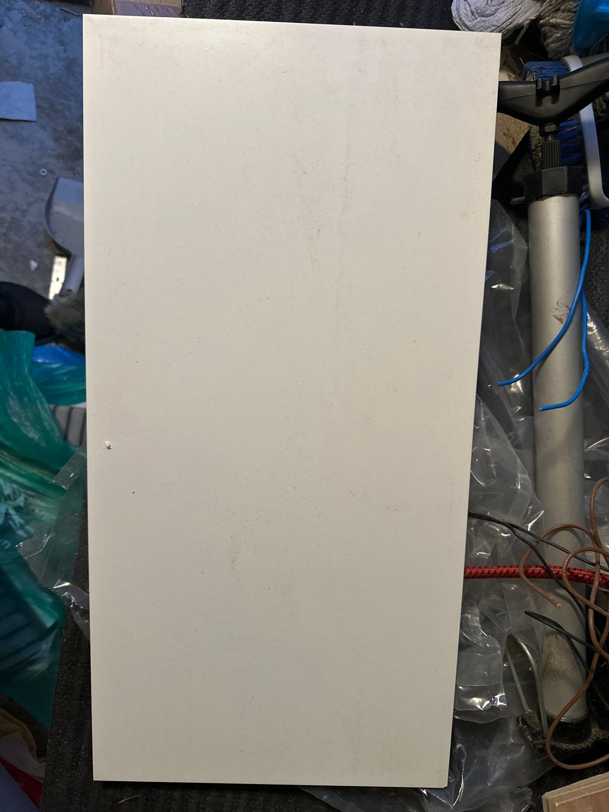Mat witte gerectificeerde tegels 30x60 cm (4,32 m²), 40 tot 60 cm, Nieuw, Ophalen of Verzenden, Minder dan 5 m²