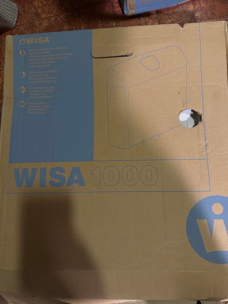 Wisa 1000 wc reservoir - Nieuw in doos stortbak, Ophalen, Nieuw, Toilet