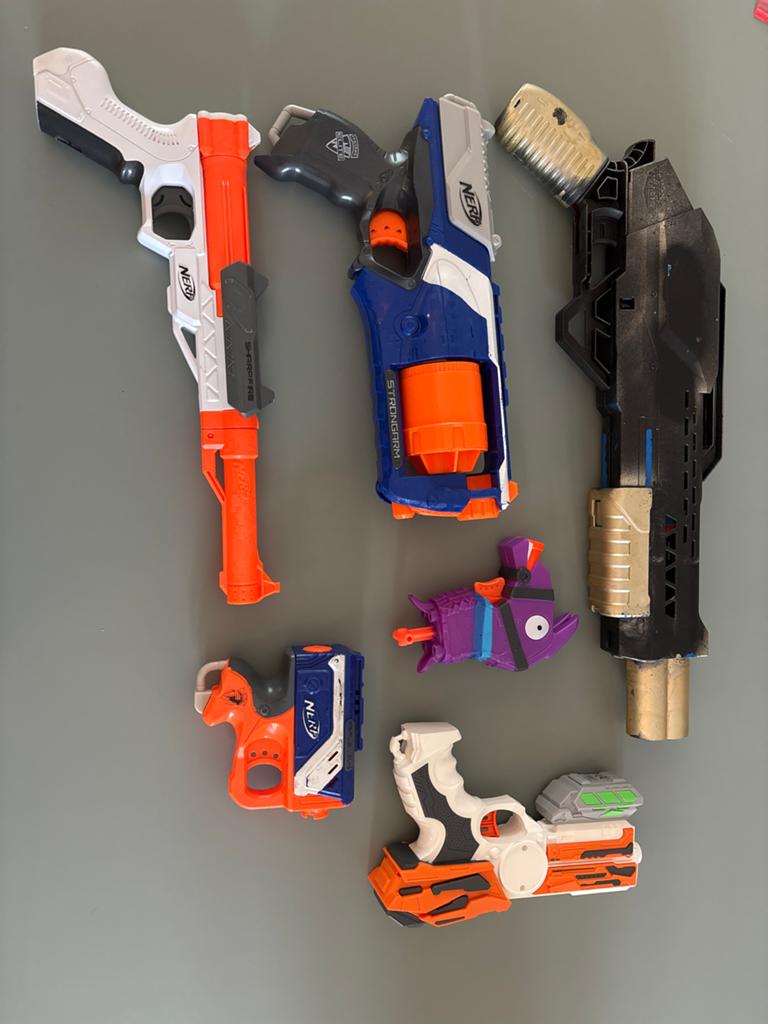 Nerf Blasters Collectie met Darts - Diverse Modellen, Ophalen of Verzenden, Gebruikt