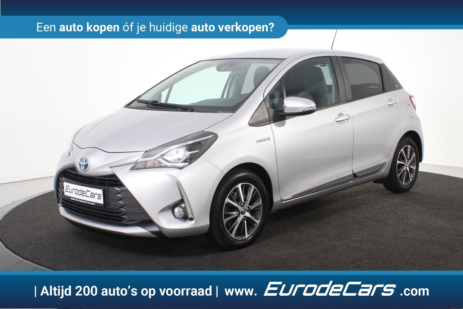 Toyota Yaris 1.5 Hybrid Y20 1.5 VVTi *1ste Eigenaar*Navigati, Euro 6, 4 cilinders, Bedrijf, Grijs