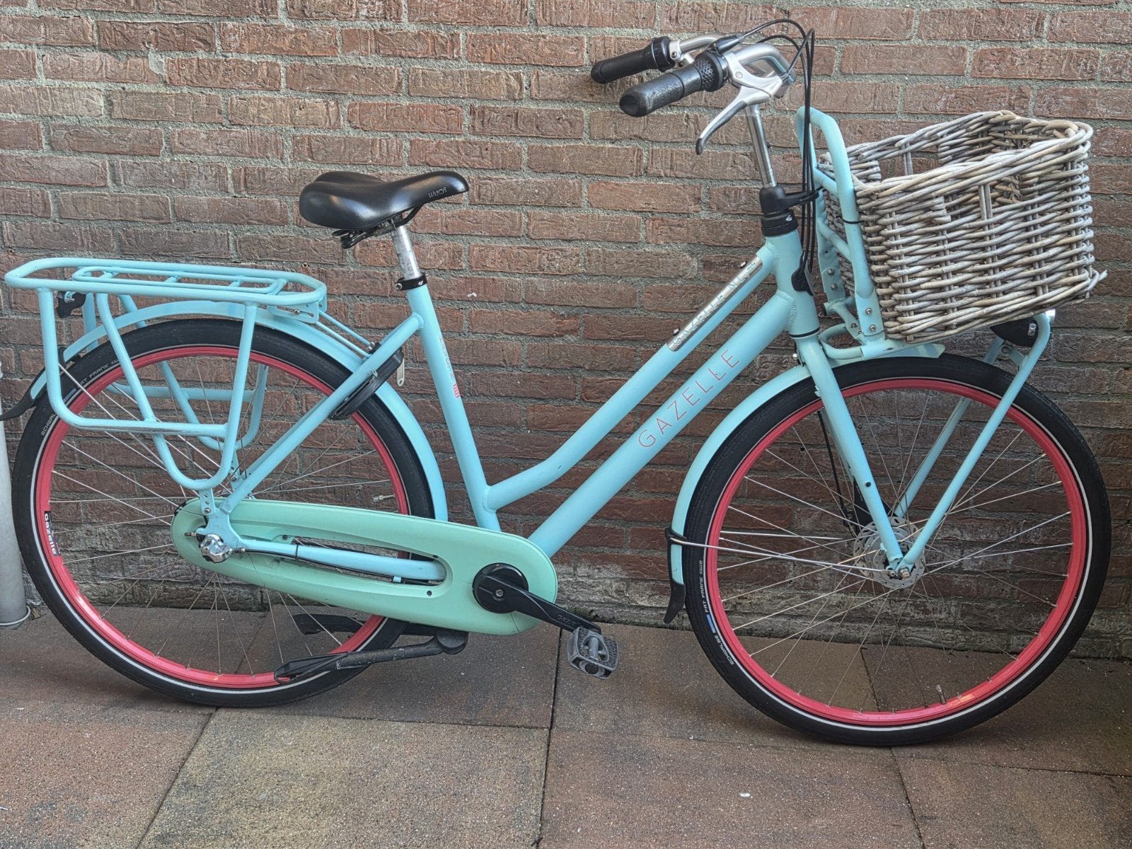 Nette damesfiets gazelle heavy duty Framehoogte 54 cm, Fietsen en Brommers, 53 tot 56 cm, Ophalen of Verzenden, Gebruikt, Gazelle