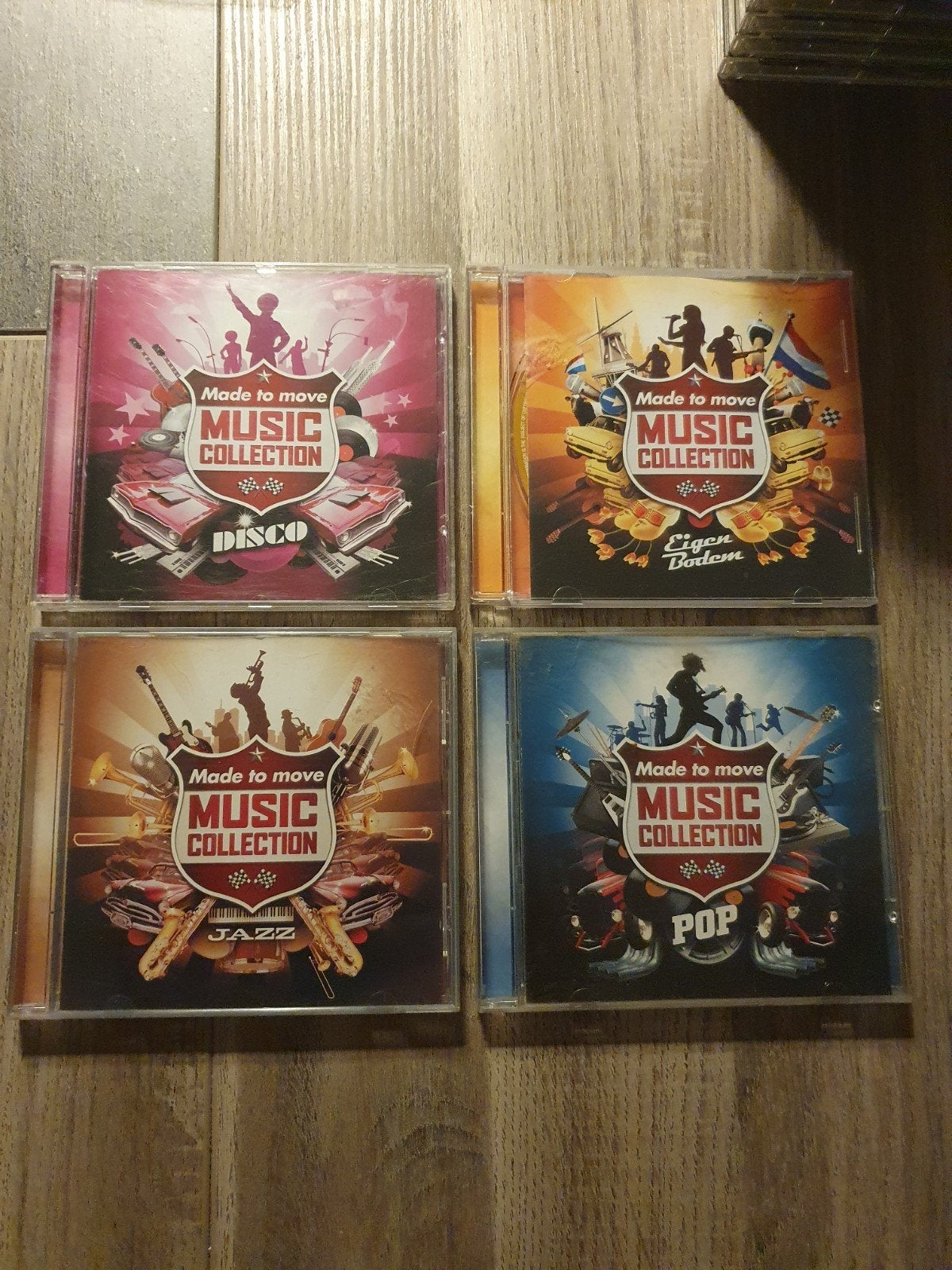 4x cd made to move, Ophalen of Verzenden, Zo goed als nieuw