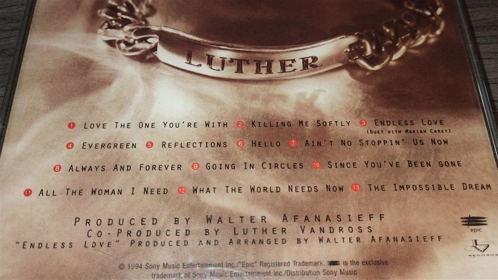Luther Vandross - Songs, Ophalen of Verzenden, Zo goed als nieuw