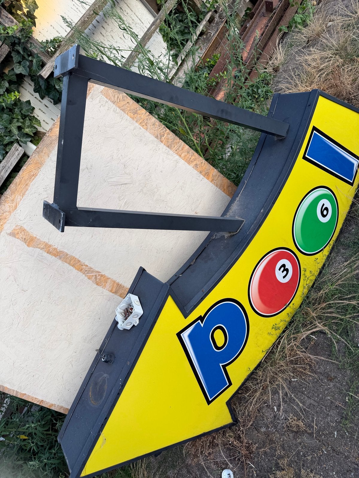 Groot Pool Biljart Reclamebord Decoratie Buitenland, Ophalen, Gebruikt