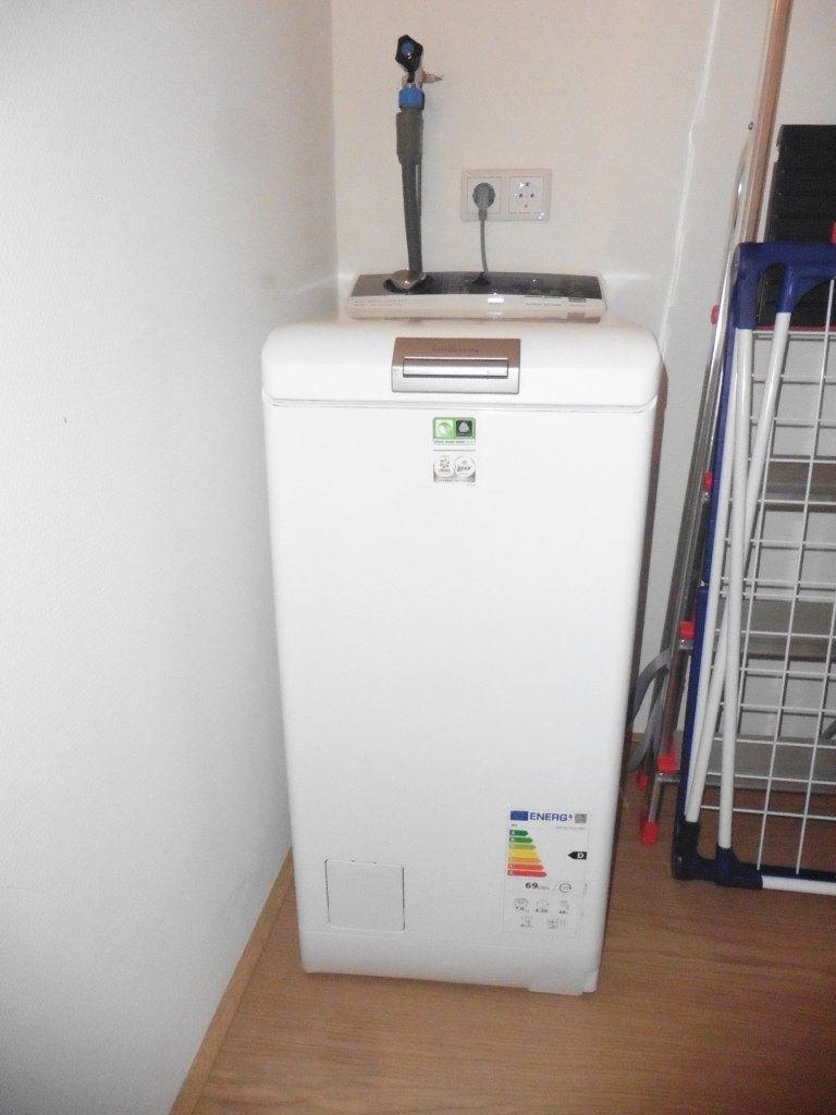 AEG wasmachine bovenlader., Witgoed en Apparatuur, Ophalen, 1200 tot 1600 toeren, 4 tot 6 kg, Handwasprogramma