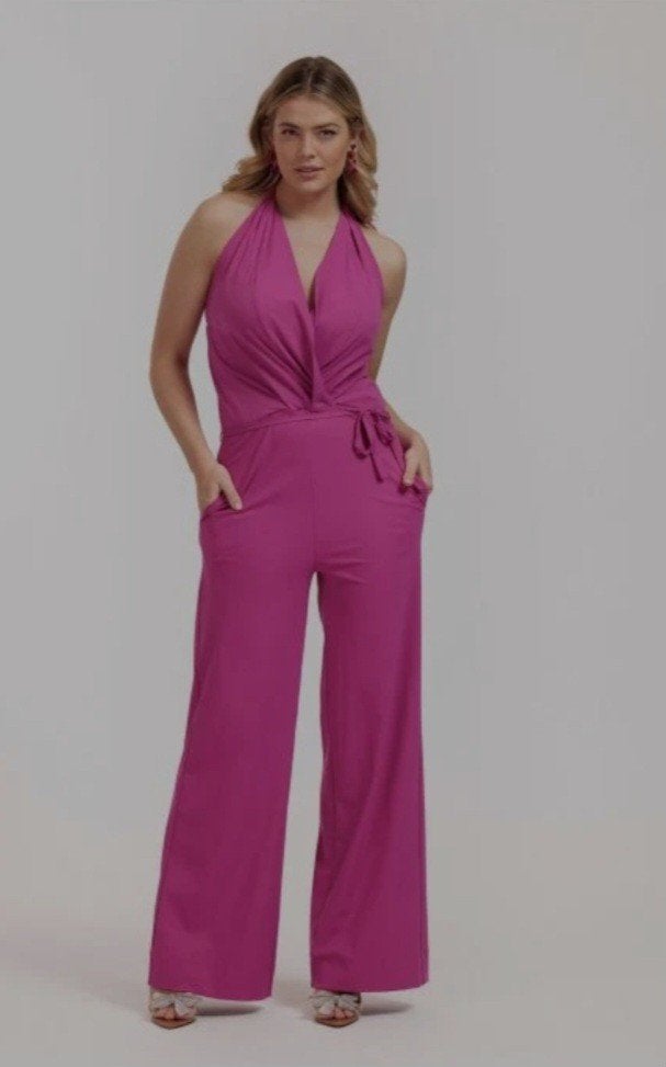 Elena halter jumpsuit Studio Anneloes, L, Studio Anneloes, Maat 42/44 (L), Ophalen of Verzenden, Zo goed als nieuw