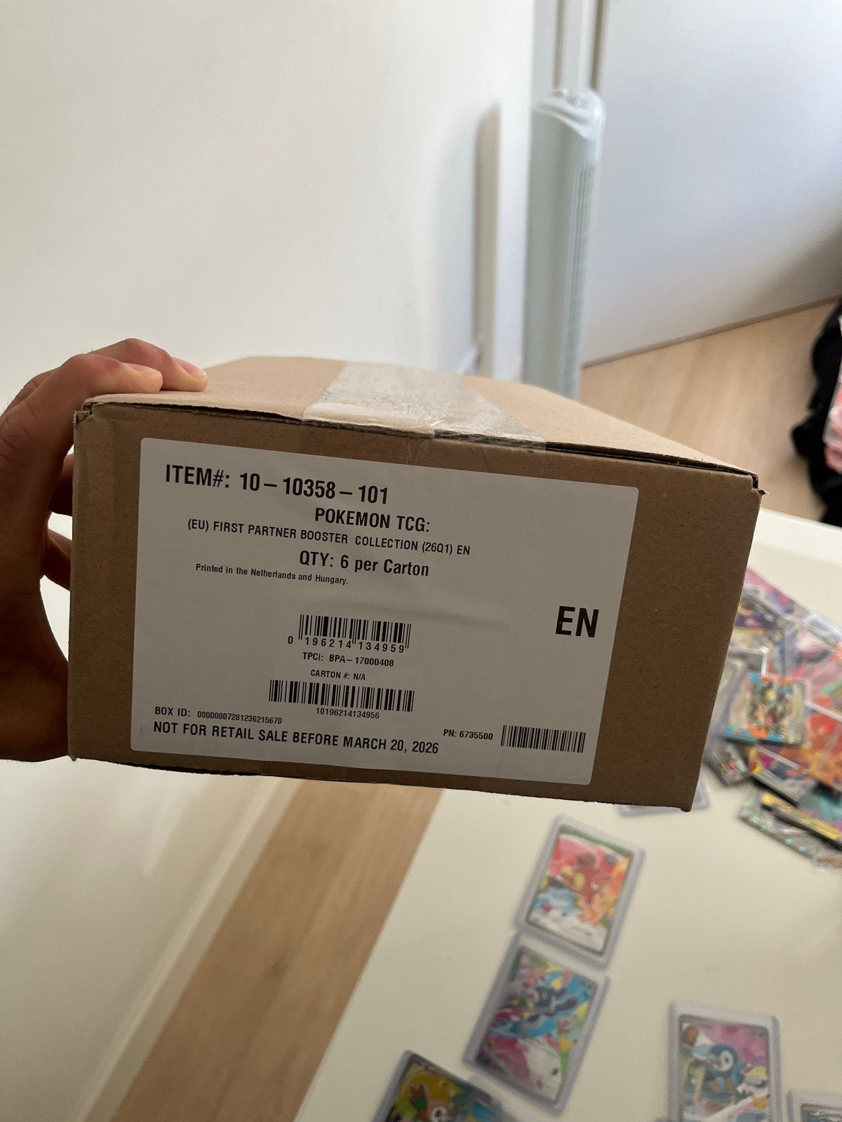 First partner serie 1 sealed case - 6 stuks -, Ophalen of Verzenden, Nieuw, Boosterbox