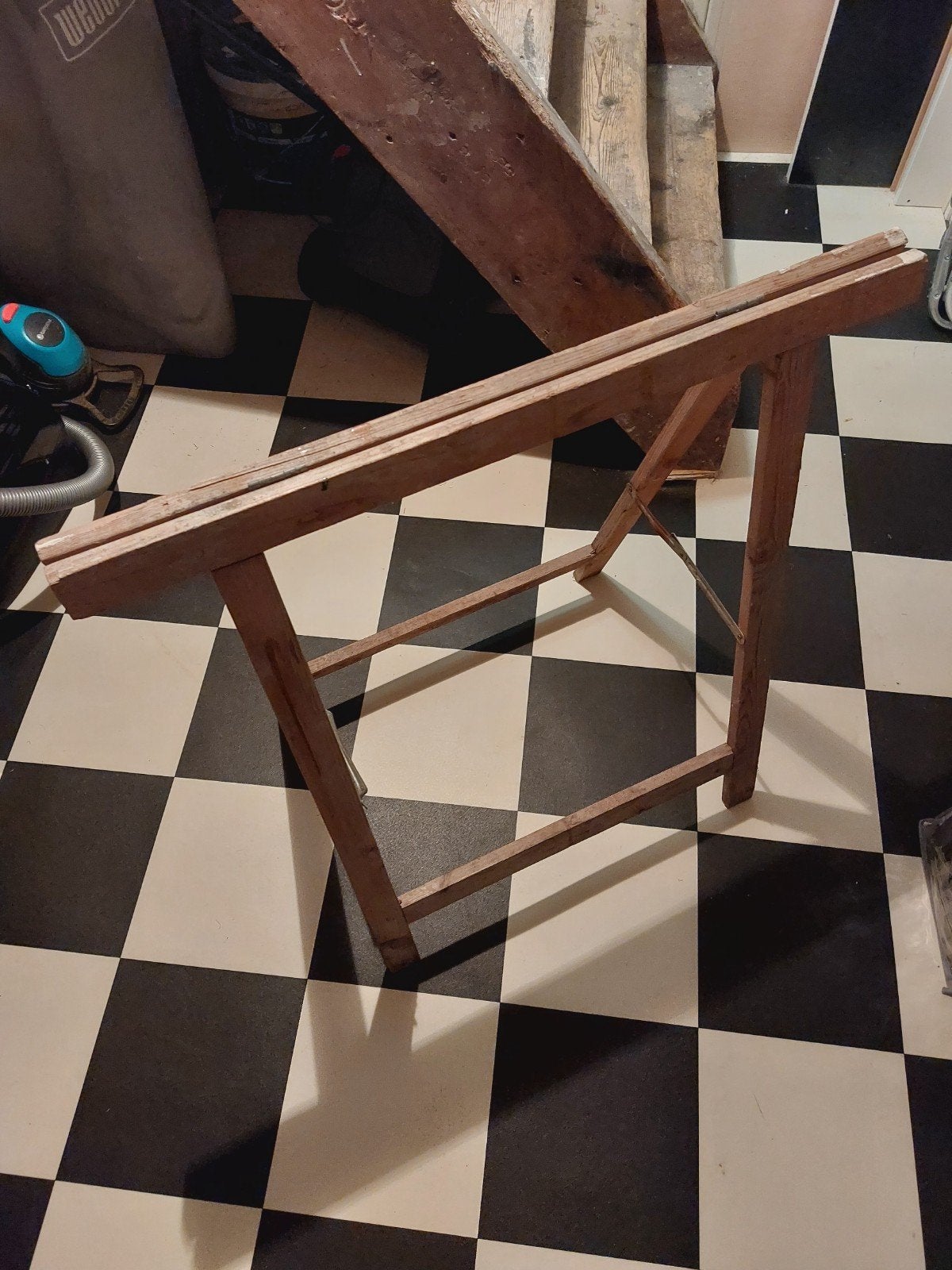 Set van 4 schragen, Ophalen, Gebruikt, Minder dan 70 cm, Inklapbaar