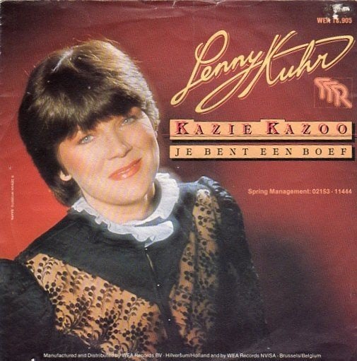 VERKOCHT Lenny Kuhr ‎– Kazie Kazoo (1981), Cd's en Dvd's, Vinyl | Nederlandstalig, Fotohoes, 7 inch, Ophalen of Verzenden, Zo goed als nieuw