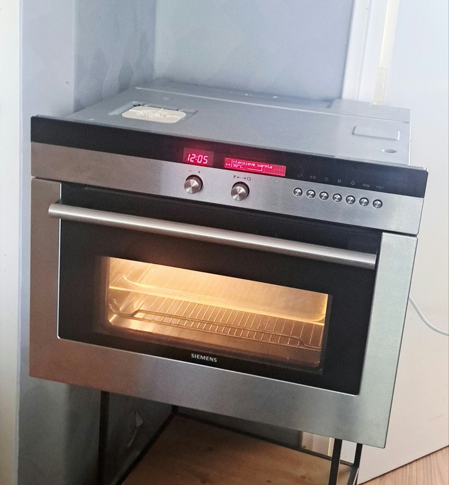 Siemens Inbouw oven, Ophalen