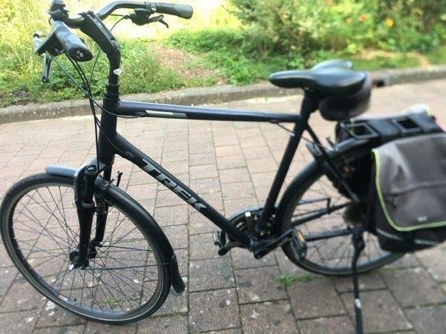 Heren TREK XL hybride fiets, Fietsen en Brommers, Gebruikt, Vering, Velgrem, Overige maten