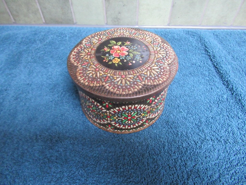 Kraaltjes trommel klein model, Verzamelen, Blikken, Gebruikt, Overige, Overige merken, Ophalen of Verzenden