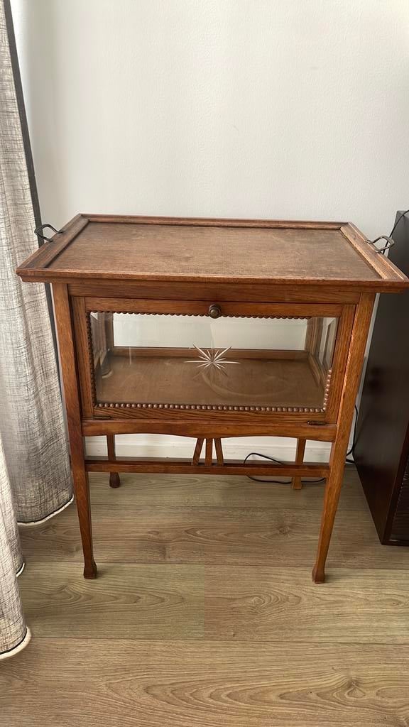 Theekastje, Huis en Inrichting, Tafels | Sidetables, Ophalen, 50 tot 100 cm, Zo goed als nieuw, 25 tot 50 cm