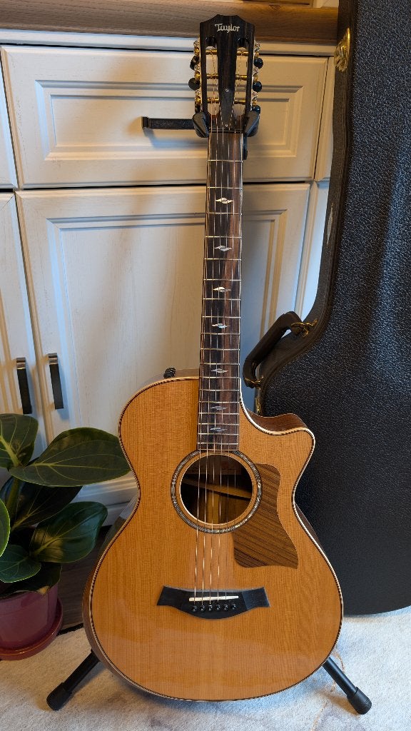 Taylor 812ce dlx zgan, Muziek en Instrumenten, Ophalen, Zo goed als nieuw, Western- of Steelstringgitaar, Met koffer