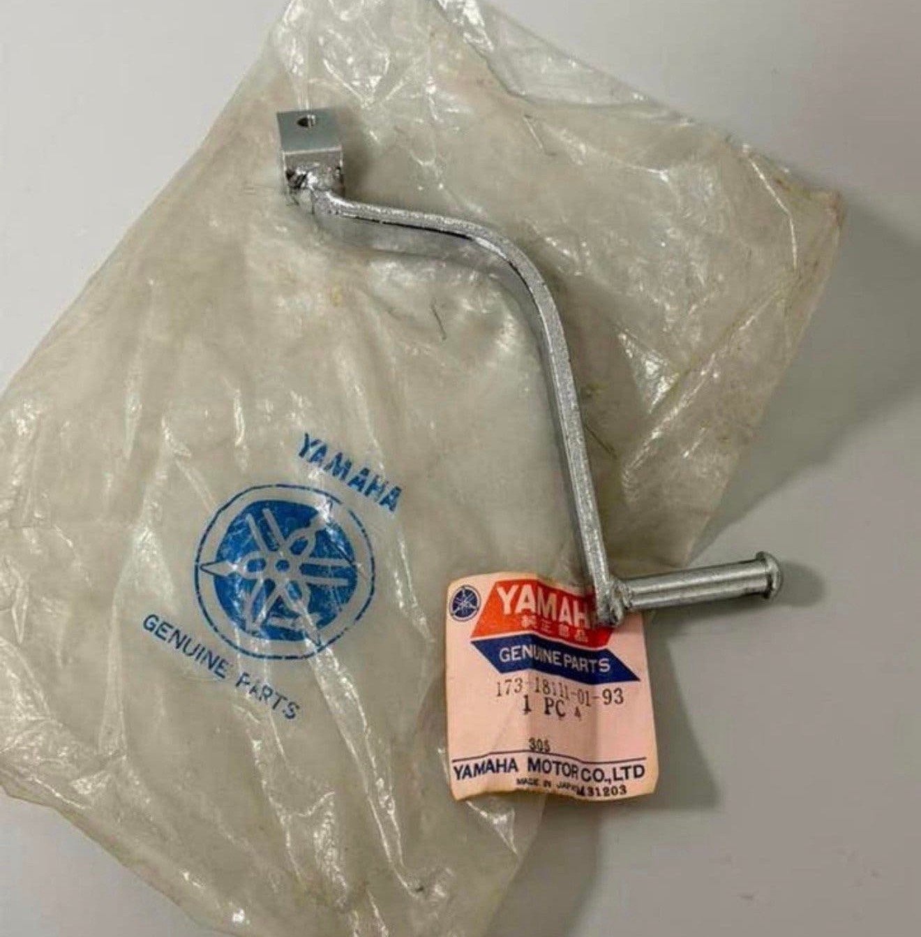 Yamaha versnelling pook pedaal chroom NOS 173-18111-01-93, Motoren, Ophalen of Verzenden, U, Y, Y
