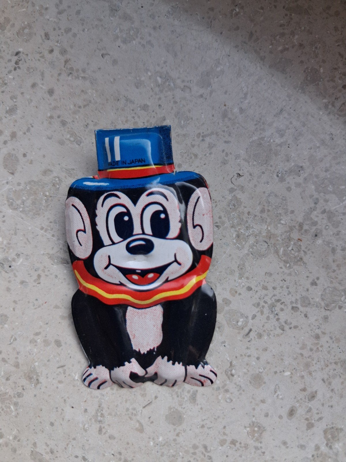 Vintage blikken aapje Japan, Ophalen