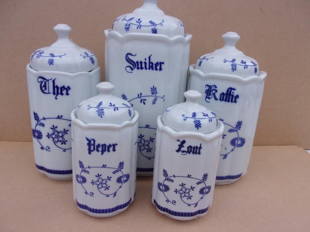 5 VOORRAAD POTTEN  (DIAMOND)  NIEUWSTAAT, Antiek en Kunst, Ophalen of Verzenden